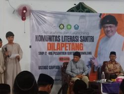 Ustadz Cahyadi Takariawan Penulis Nasional Memberikan Motivasi di Acara Silaturahim dan Launching Komunitas Literasi Santri “Dilapetang”
