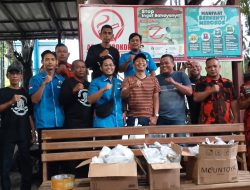 KNPI Kesambi Berkolaborasi, Hujan Tak Menjadi Alasan Untuk Berbagi Kebahagiaan Bulan Ramadhan